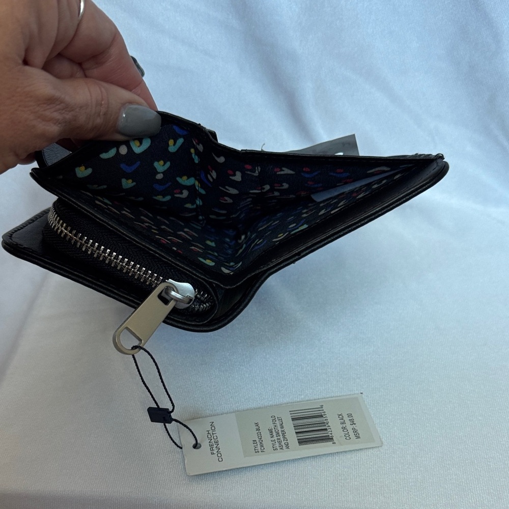 French Connection Elegant Black Clutch - Picture 8 of 12